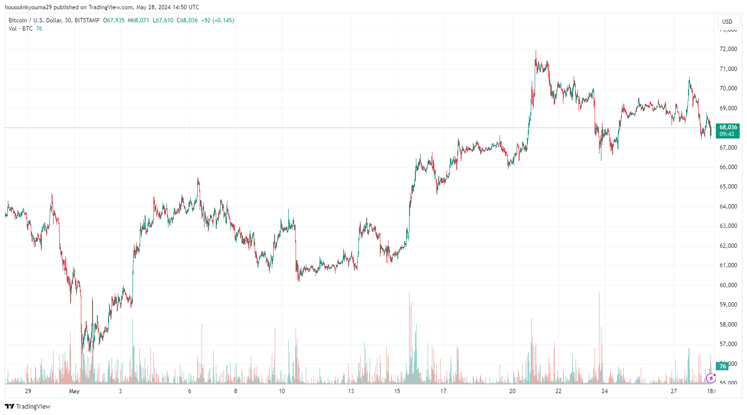 Bitcoin Price Chart