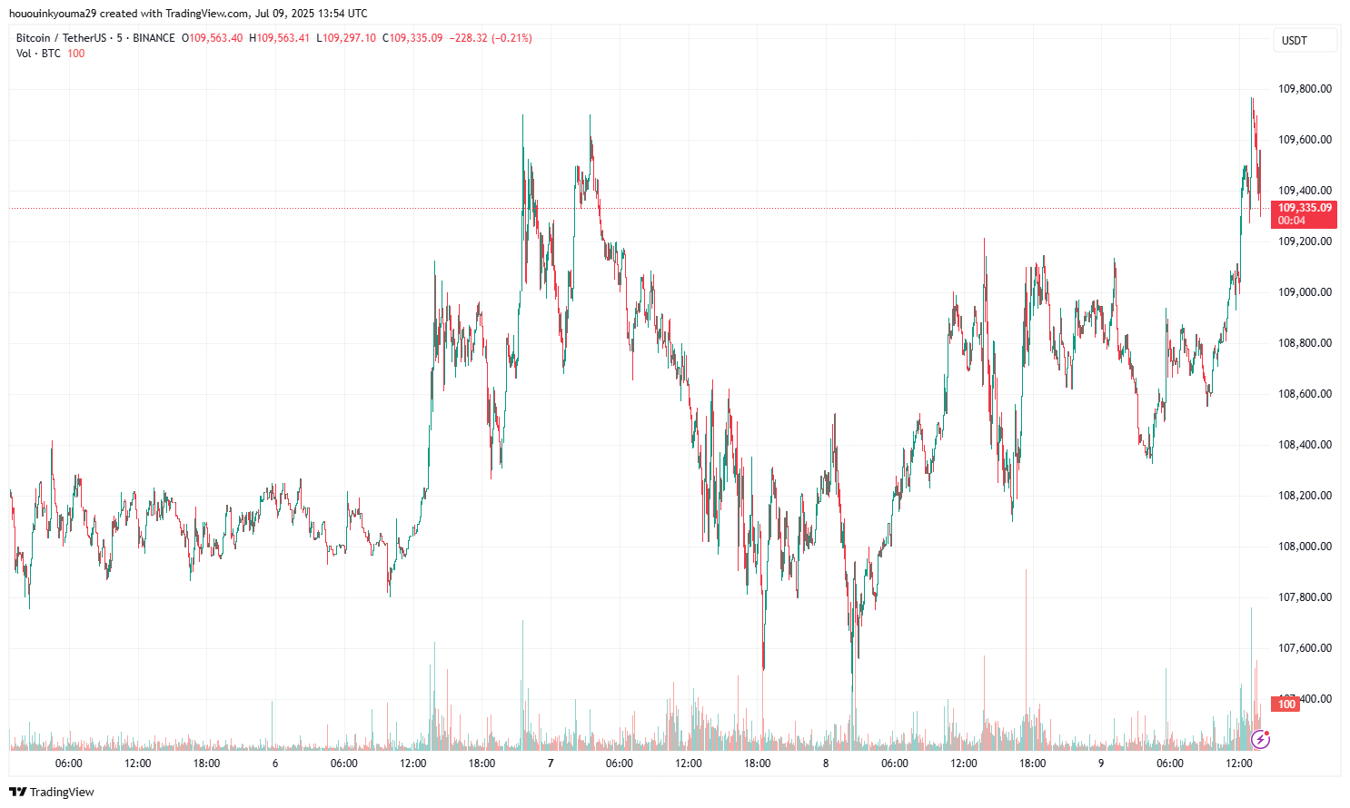 Bitcoin Price Chart