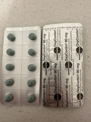 Oxycontin 80mg tablets