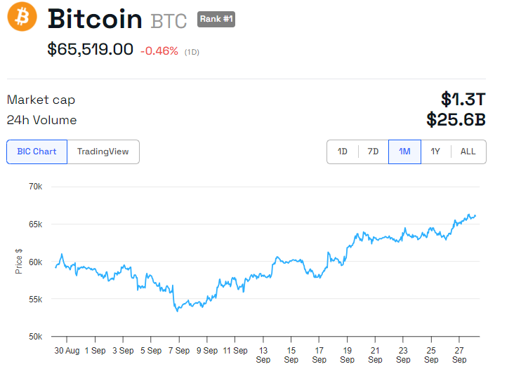 BTC Price Performance